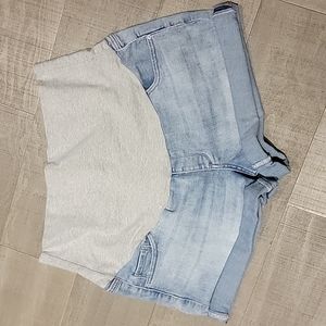 XXL Thyme Maternity denim shorts for pregnancy